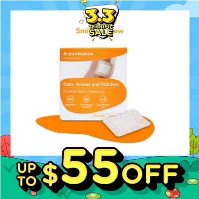 SMITH & NEPHEW Primapore Cuts, Grazes And Stitches Dressings 10cm x 8cm 3s