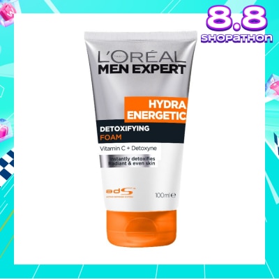 L'OREAL PARIS MEN EXPERT Men Expert Hydra Energetic Detoxifying Cleansing Foam 100ml