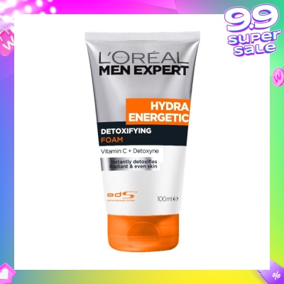 L'OREAL PARIS MEN EXPERT Men Expert Hydra Energetic Detoxifying Cleansing Foam 100ml