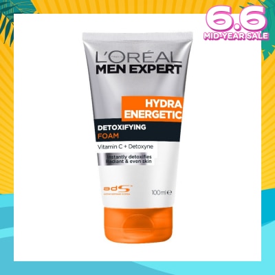 L'OREAL PARIS MEN EXPERT Men Expert Hydra Energetic Detoxifying Cleansing Foam 100ml