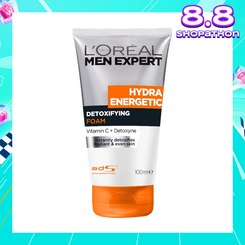 Men Expert Hydra Energetic Detoxifying Cleansing Foam 100ml