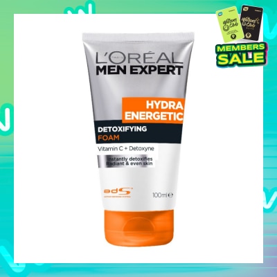 L'OREAL PARIS MEN EXPERT Men Expert Hydra Energetic Detoxifying Cleansing Foam 100ml