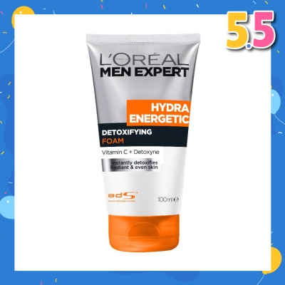 L'OREAL PARIS MEN EXPERT Men Expert Hydra Energetic Detoxifying Cleansing Foam 100ml