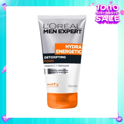 L'OREAL PARIS MEN EXPERT Men Expert Hydra Energetic Detoxifying Cleansing Foam 100ml