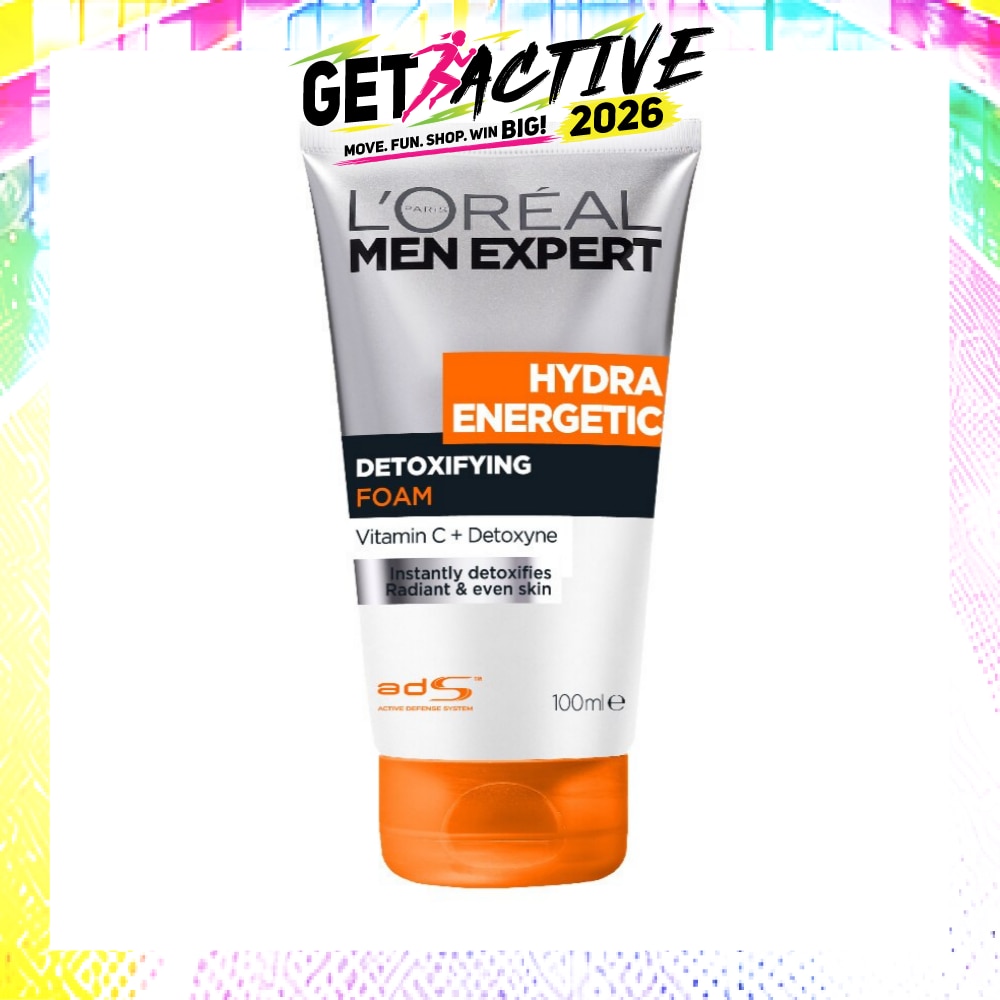 Men Expert Hydra Energetic Detoxifying Cleansing Foam 100ml image
