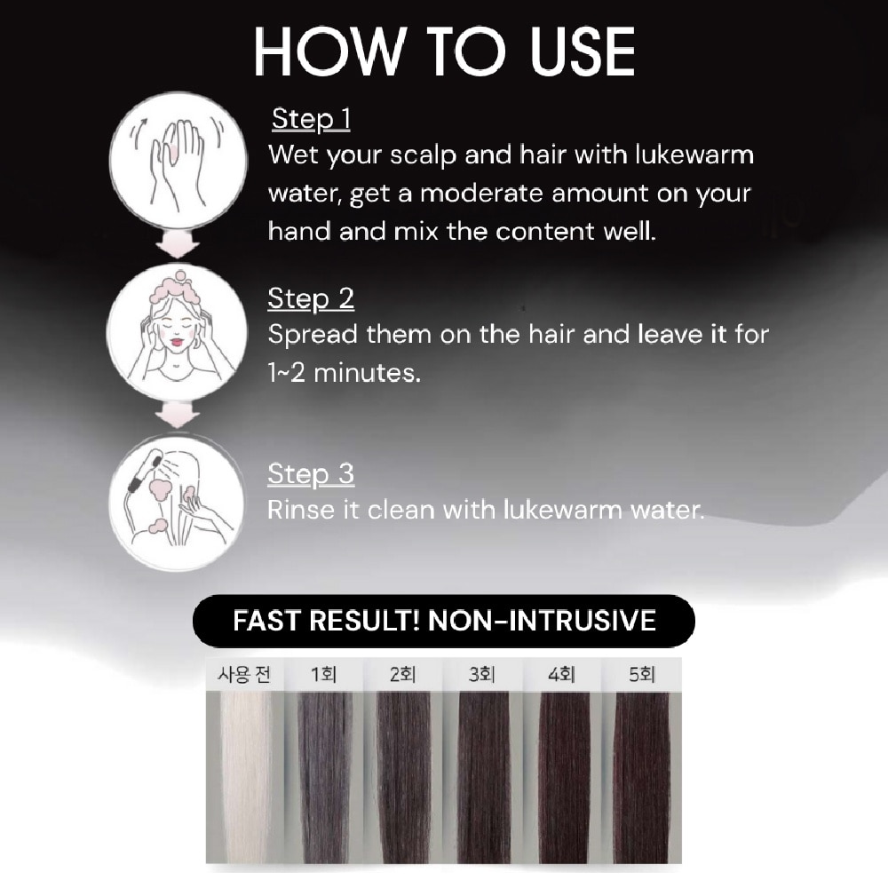 Black Change Shampoo Natural Brown 200ml