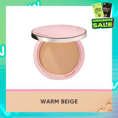 JUDYDOLL Peach Skin Matte 2-Way Cake Warm Beige 8.5g