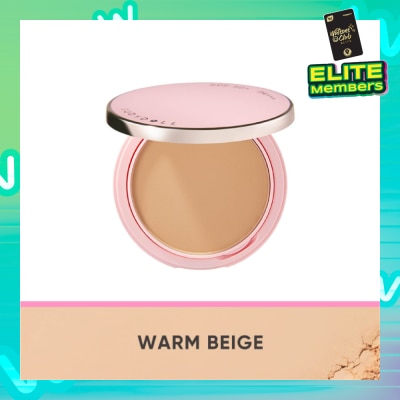 JUDYDOLL Peach Skin Matte 2-Way Cake Warm Beige 8.5g