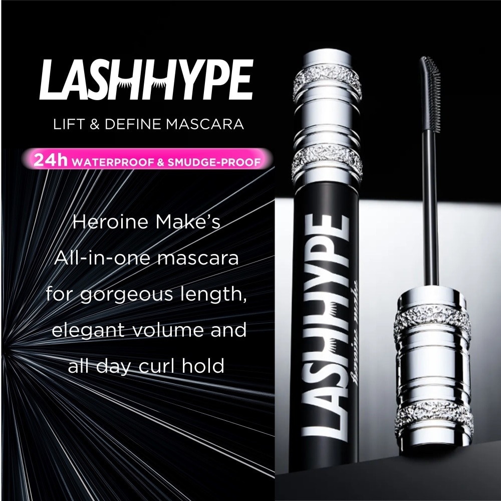 Lash Hype Waterproof Mascara 01 Black 8g