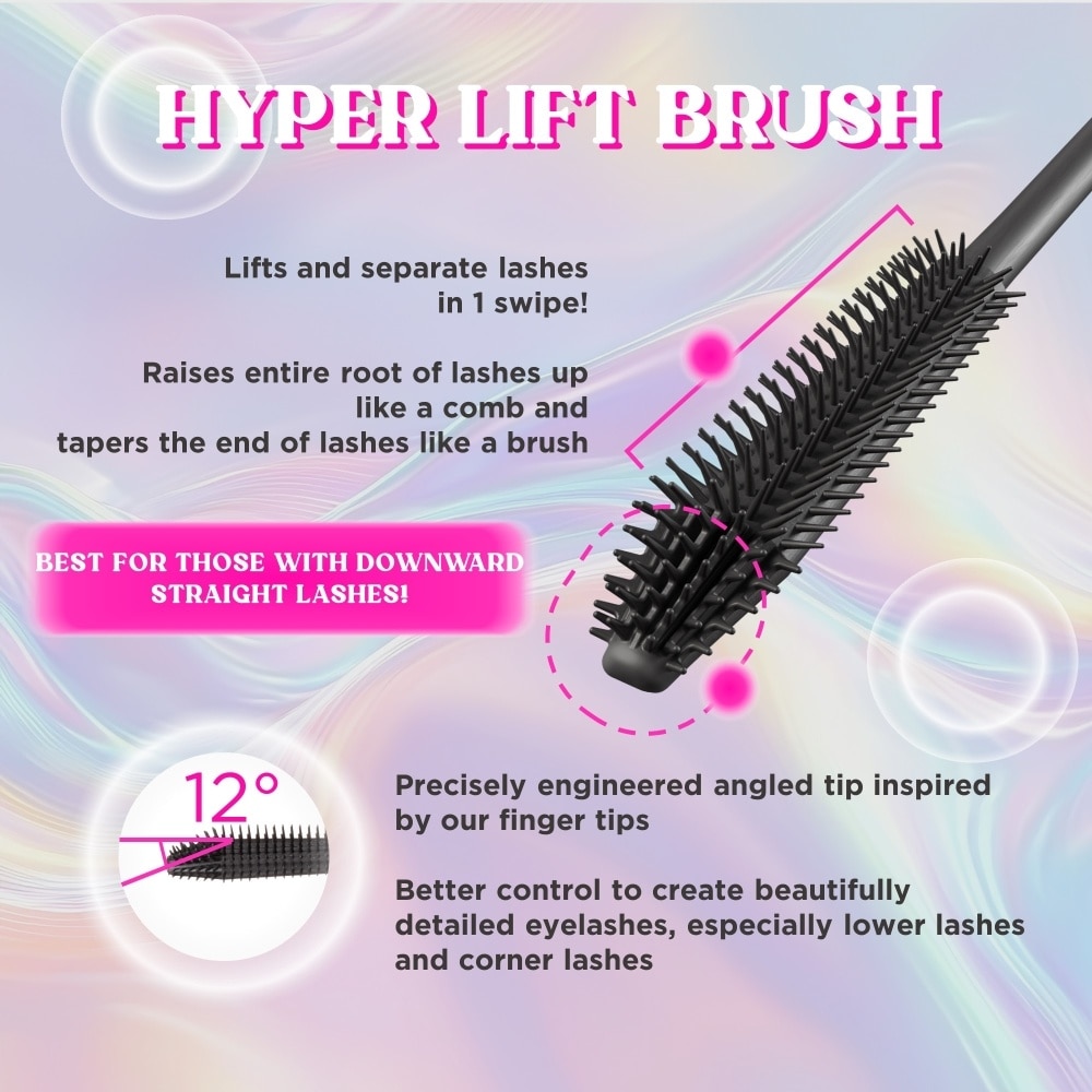 Lash Hype Waterproof Mascara 01 Black 8g