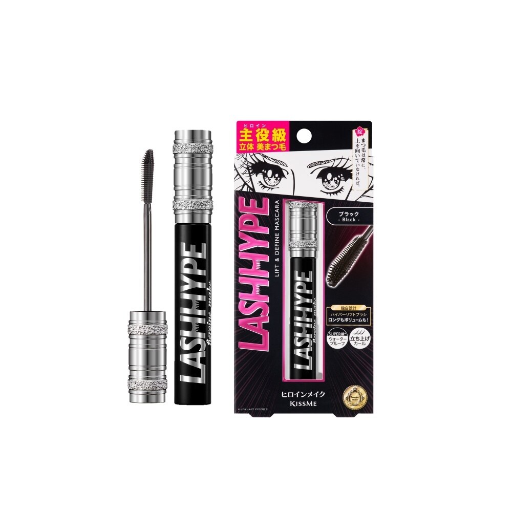 HEROINE MAKE Lash Hype Waterproof Mascara 01 Black 8g | Eyes