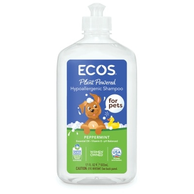 ECOS Hypoallergenic Pet Shampoo - Peppermint 503ml