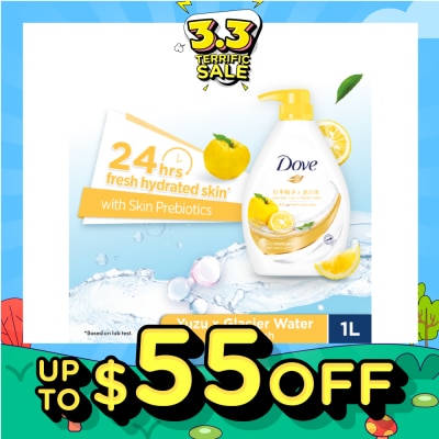 DOVE Dove Go Fresh Bodywash Japanese Yuzu x Glacier Water 1L