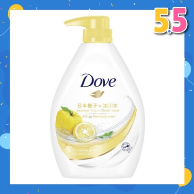 DOVE Dove Go Fresh Bodywash Japanese Yuzu x Glacier Water 1L