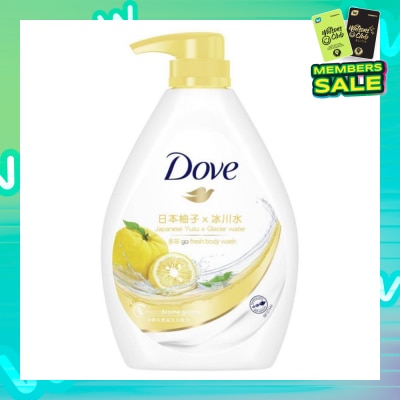 DOVE Dove Go Fresh Bodywash Japanese Yuzu x Glacier Water 1L