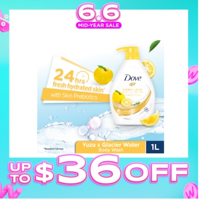 DOVE - Go Fresh Bodywash Japanese Yuzu x Glacier Water 1L