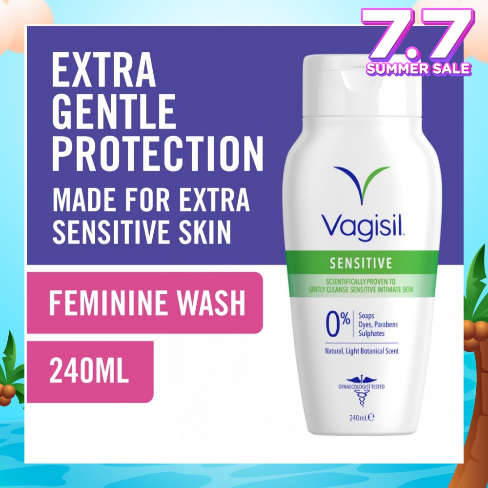 Feminine Wash Clean Scent Formula (For Sensitive Skin) 240ml
