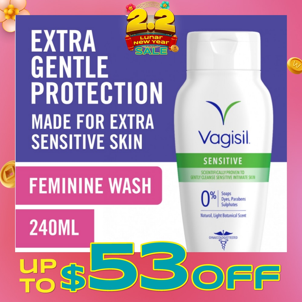 Feminine Wash Clean Scent Formula (For Sensitive Skin) 240ml