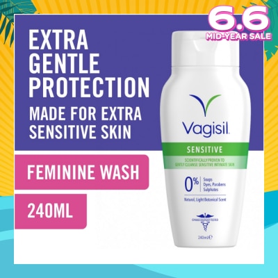 VAGISIL® Feminine Wash Clean Scent Formula (For Sensitive Skin) 240ml