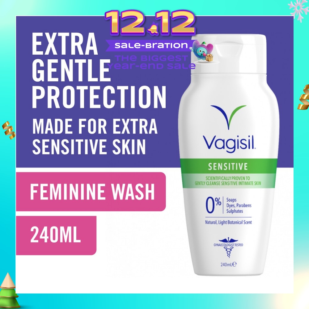 Feminine Wash Clean Scent Formula (For Sensitive Skin) 240ml
