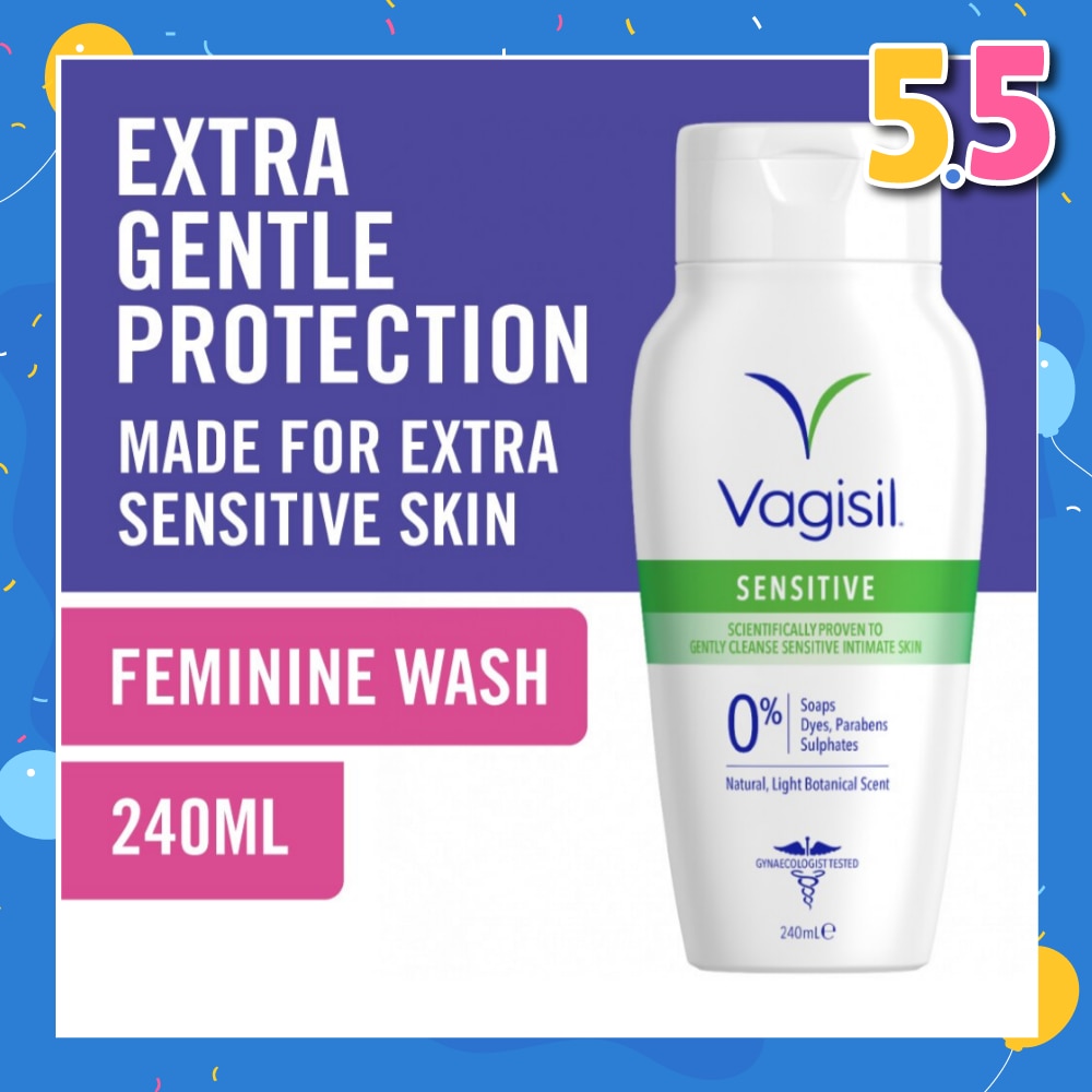 Feminine Wash Clean Scent Formula (For Sensitive Skin) 240ml