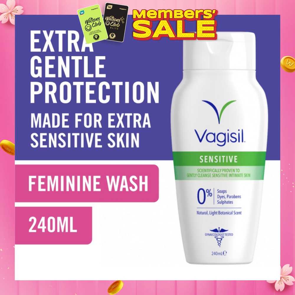Feminine Wash Clean Scent Formula (For Sensitive Skin) 240ml