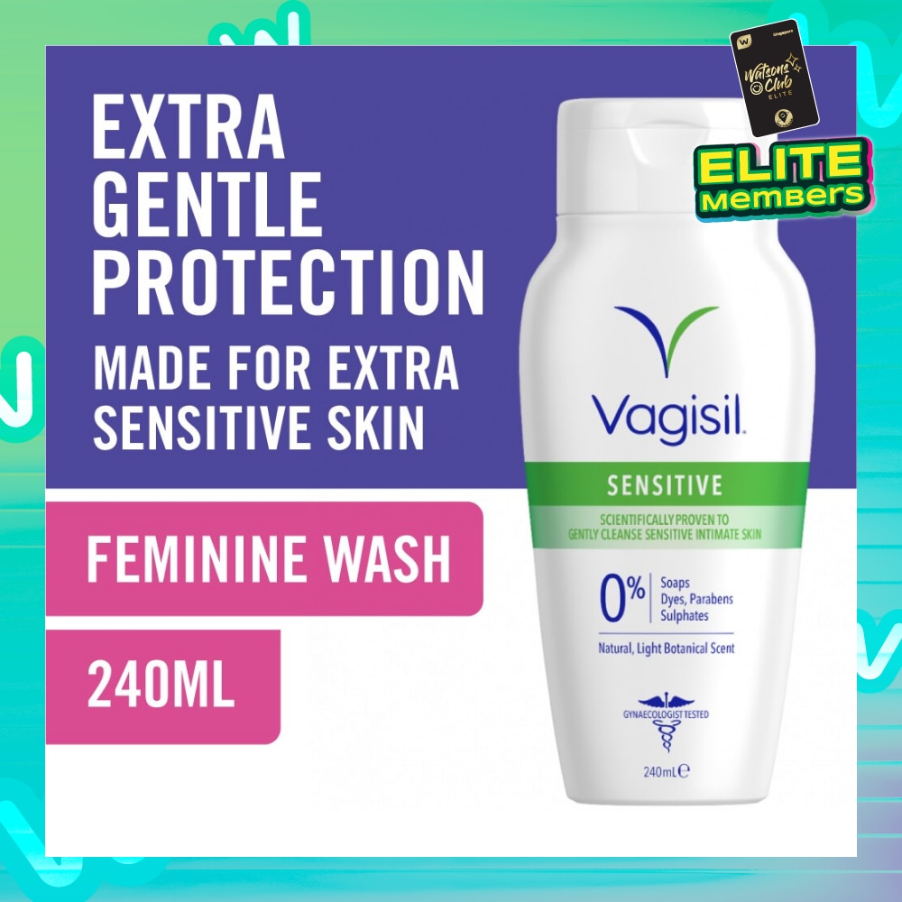 Feminine Wash Clean Scent Formula (For Sensitive Skin) 240ml