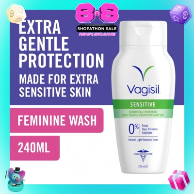 VAGISIL® - Feminine Wash Clean Scent Formula (For Sensitive Skin) 240ml