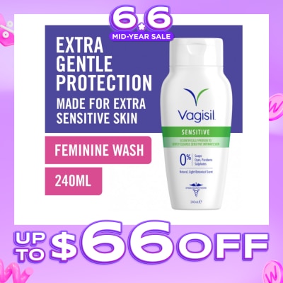 VAGISIL® - Feminine Wash Clean Scent Formula (For Sensitive Skin) 240ml