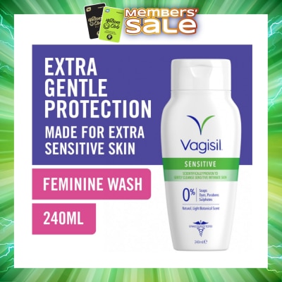 VAGISIL® - Feminine Wash Clean Scent Formula (For Sensitive Skin) 240ml