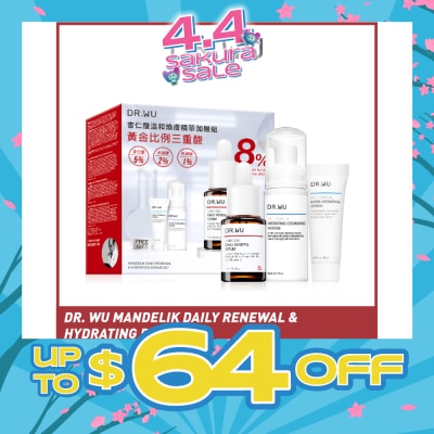 DR. WU - Mandelik Daily Renewal & Hydrating Bonus Set 1s