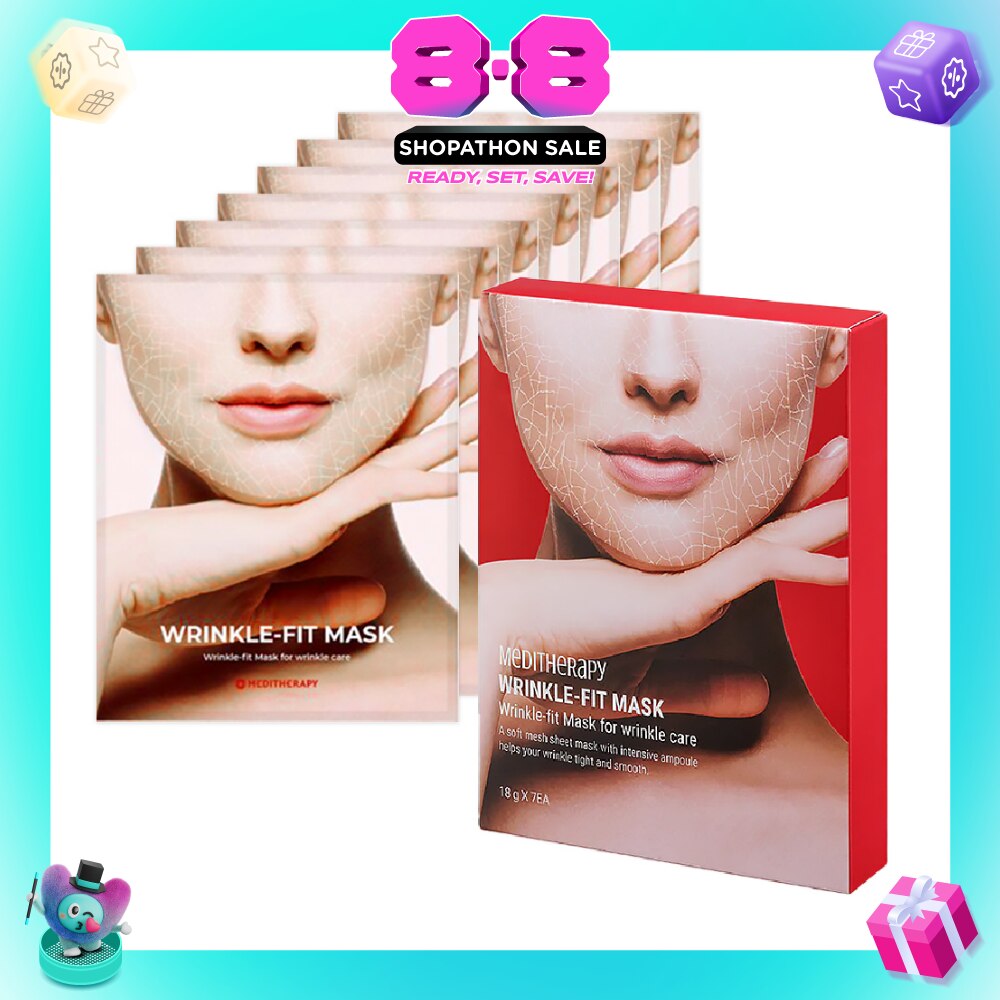 Wrinkle-Fit Face Mask 18g x 7s