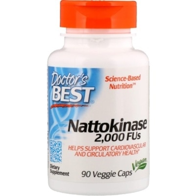 DOCTOR'S BEST Nattokinase 2000 FU (90 Veggie Capsule)