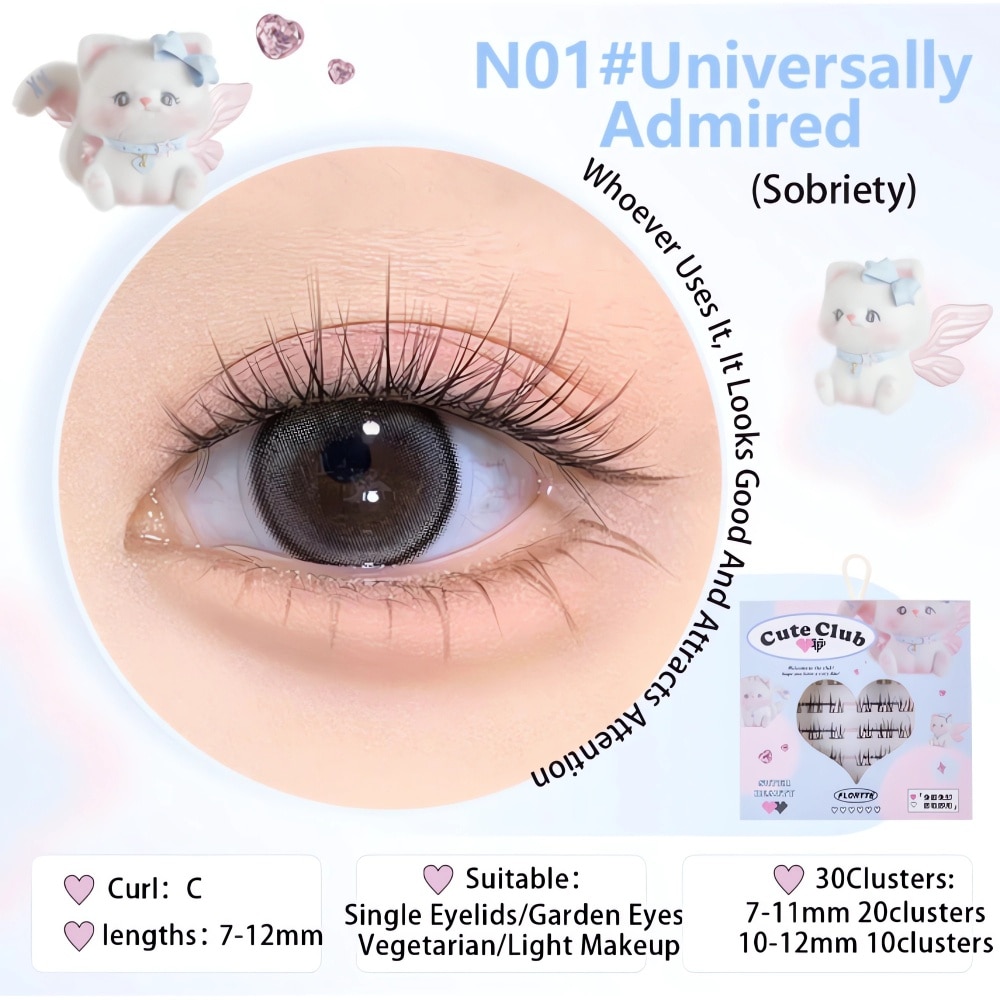 I Am Super Beauty Glue-Free False Eyelash N01 30s