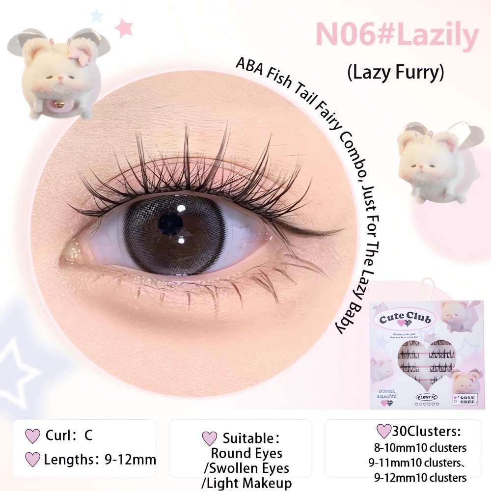 I Am Super Beauty Glue-Free False Eyelash N06 30s