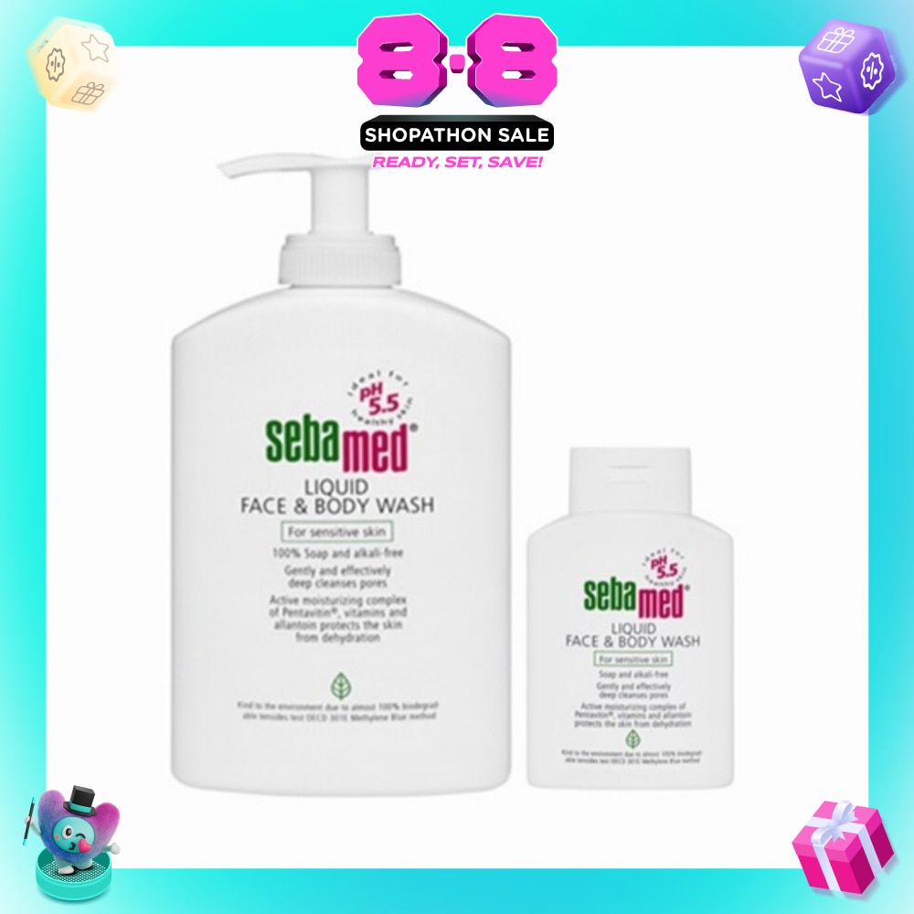 Liquid Face & Body Wash 1L+200ml