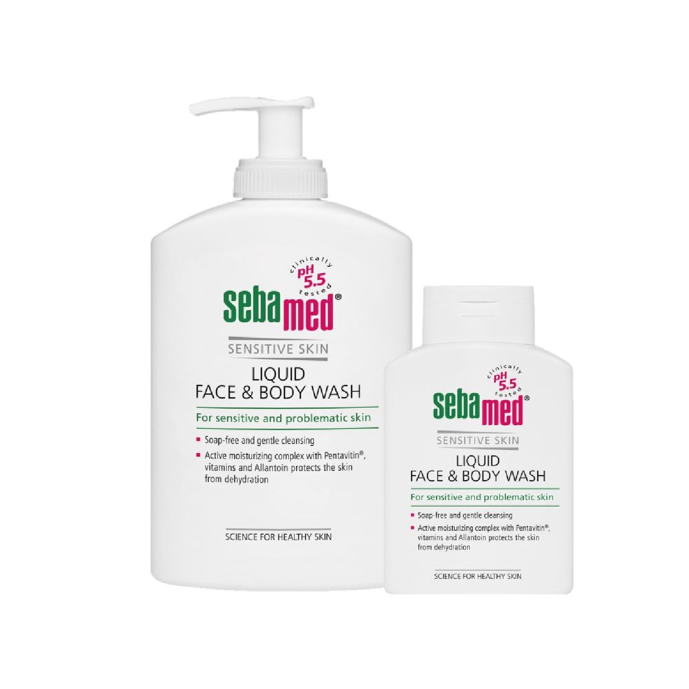 Liquid Face & Body Wash 1L+200ml image