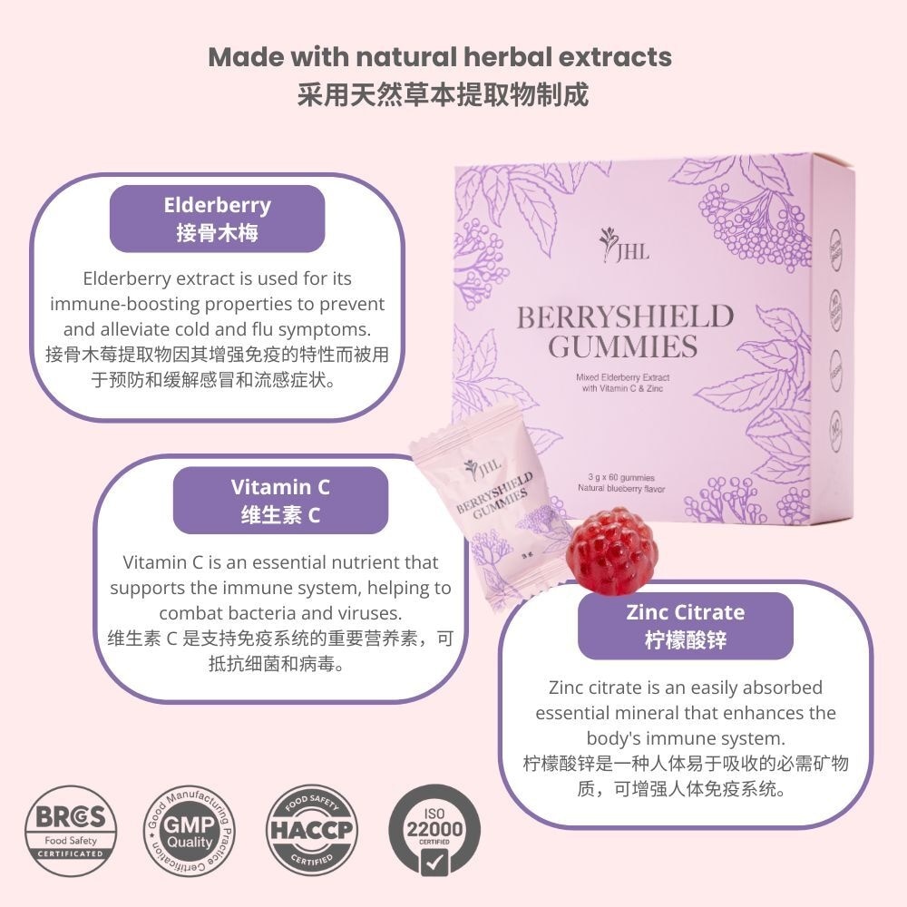 Berryshield Gummies 3g x 60s