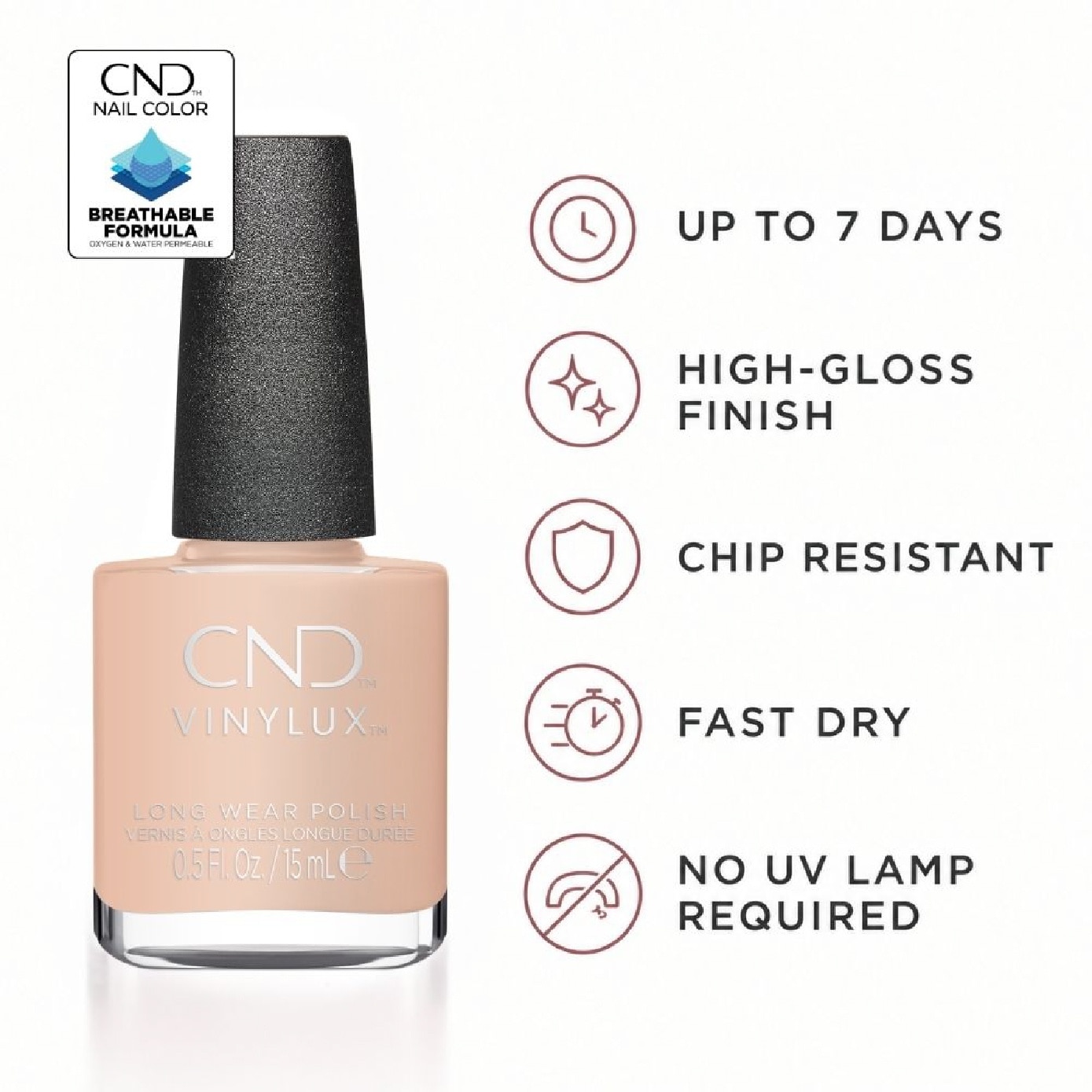 Vinylux Cashmere Wrap Long Wear Nail Polish 15ml image