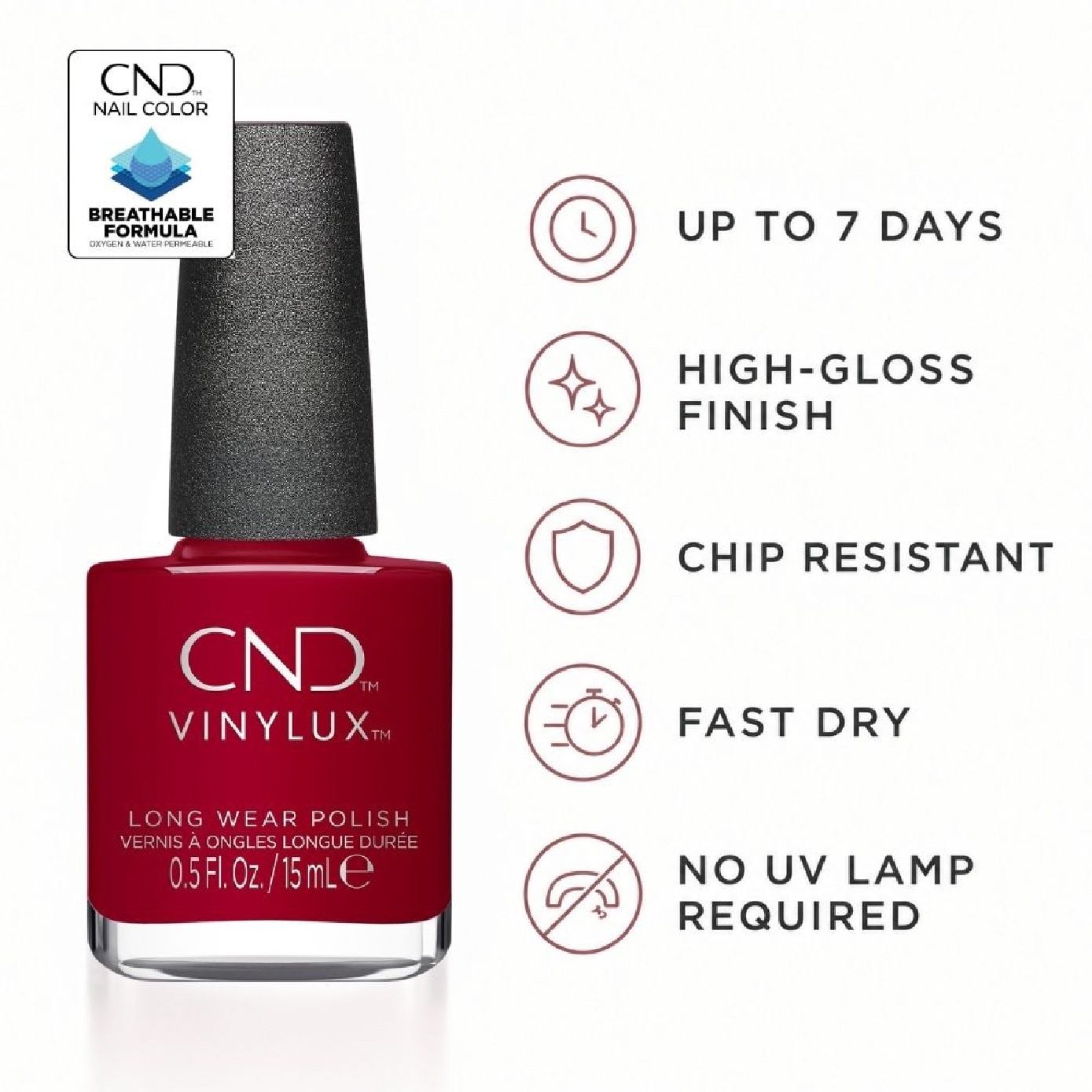 Vinylux Wildfire Long Wear Nail Polish 15ml image