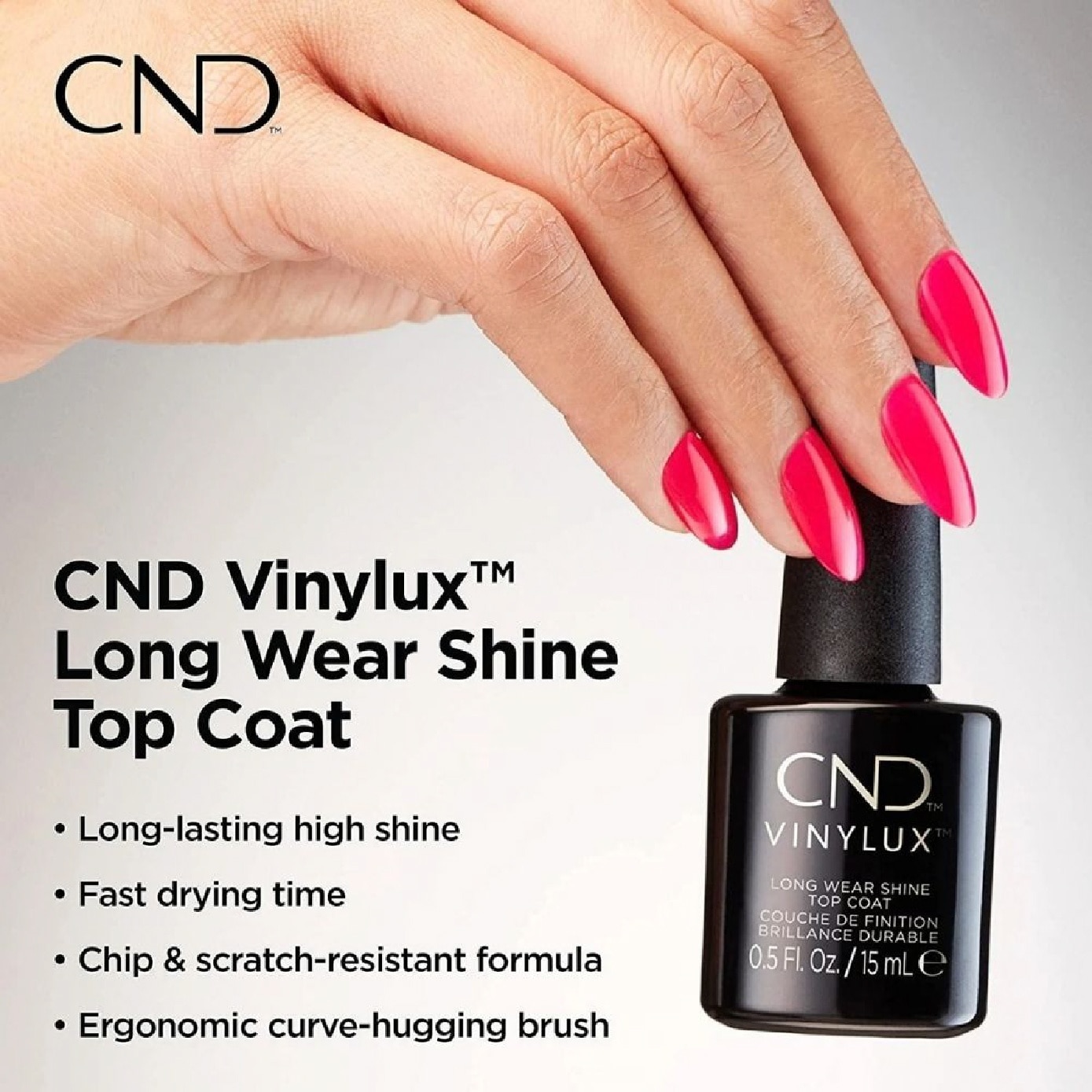 Vinylux Weekly Top Coat Long Wear Nail Polish 15ml image