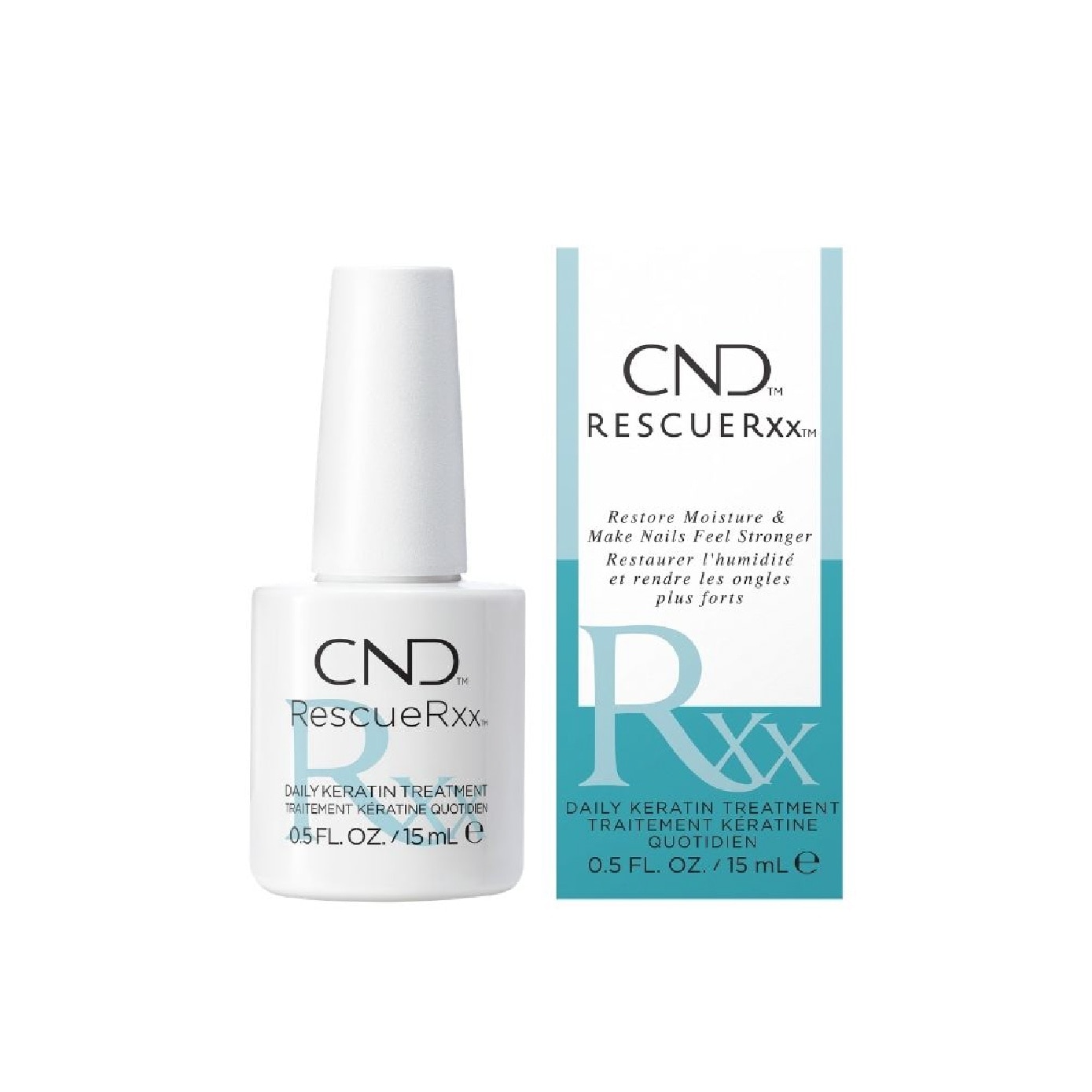 RescueRxx Daily Keratin Treatment Long Wear Nail Polish 15ml image