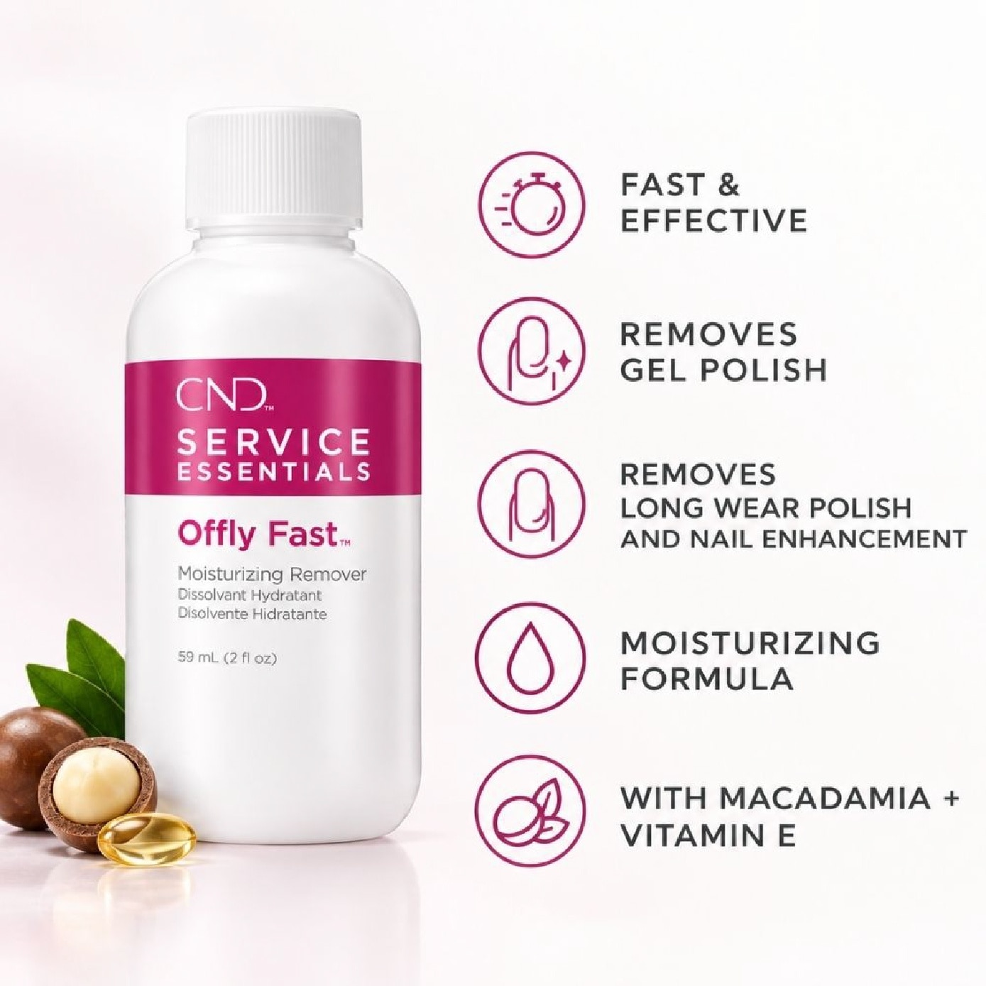 Offly Fast Moisturizing Nail Polish Remover 59ml image