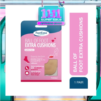 FOOTEASE BY WATSONS Ball Of Foot Extra Cushions (Ladies Care) 1s image