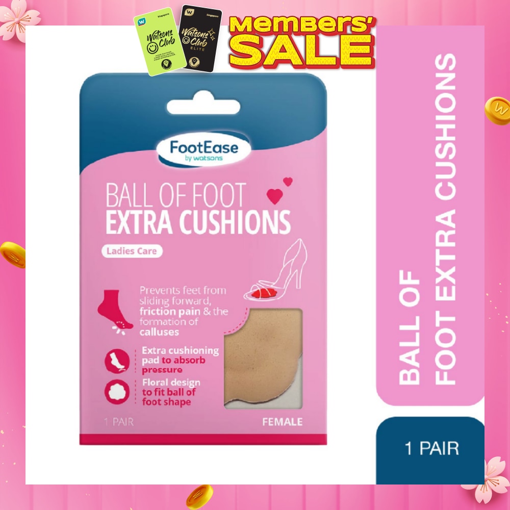 Ball Of Foot Extra Cushions (Ladies Care) 1s