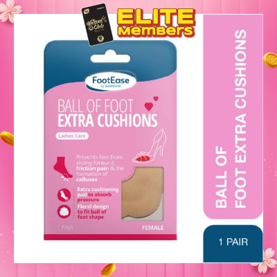 FOOTEASE BY WATSONS Ball Of Foot Extra Cushions (Ladies Care) 1s