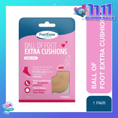 FOOTEASE BY WATSONS Ball Of Foot Extra Cushions (Ladies Care) 1s