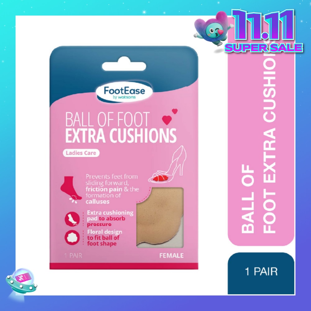 Ball Of Foot Extra Cushions (Ladies Care) 1s