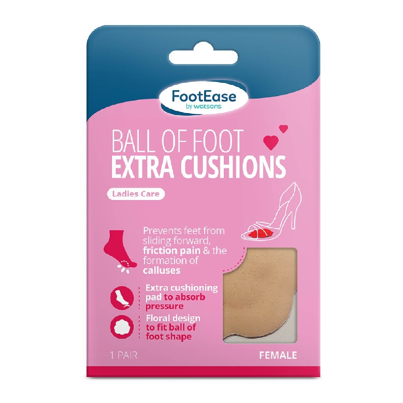 Ball Of Foot Extra Cushions (Ladies Care) 1s