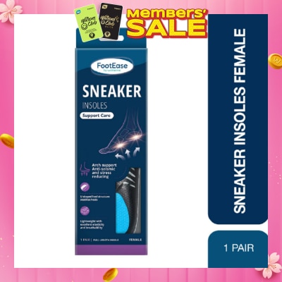 FOOTEASE BY WATSONS Sneaker Insoles (With Enhanced Arch Support) 1s
